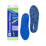 PowerStep Pinnacle Memory Foam Insoles with packaging