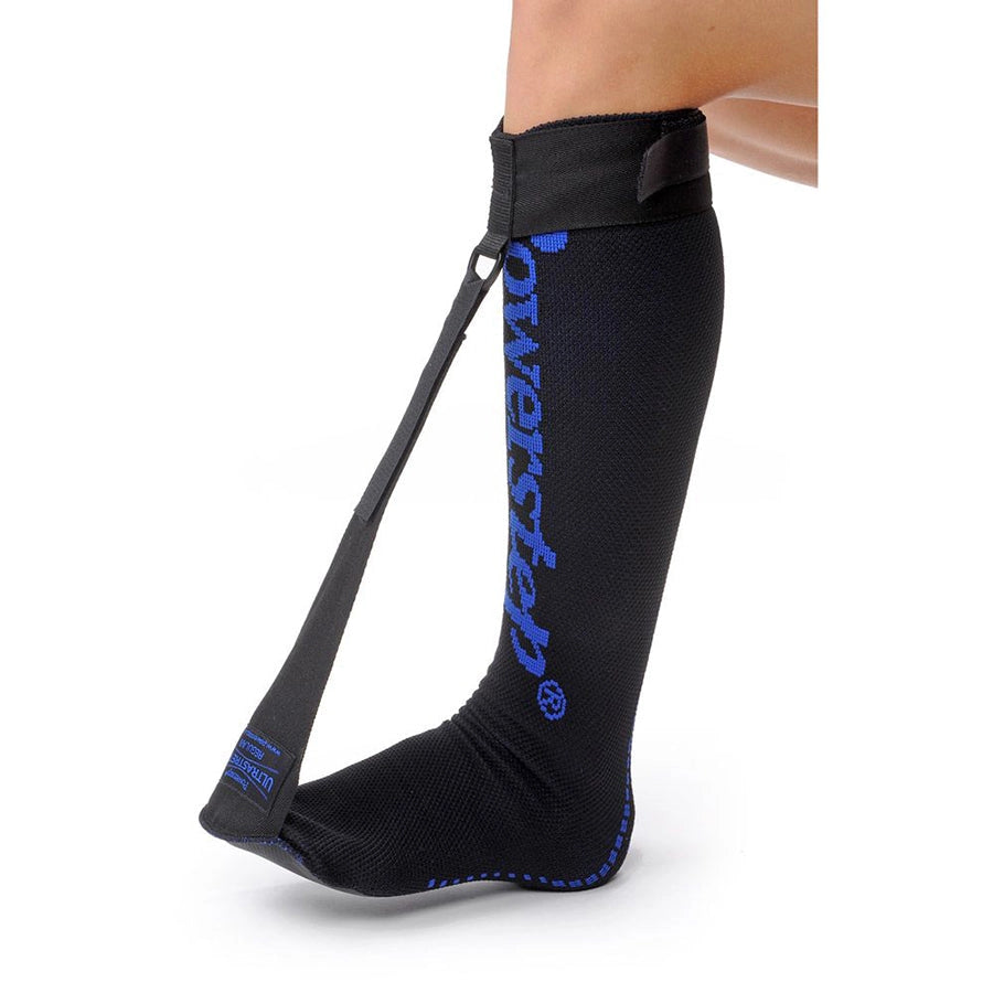 PowerStep Ultrastretch Night Sock on leg