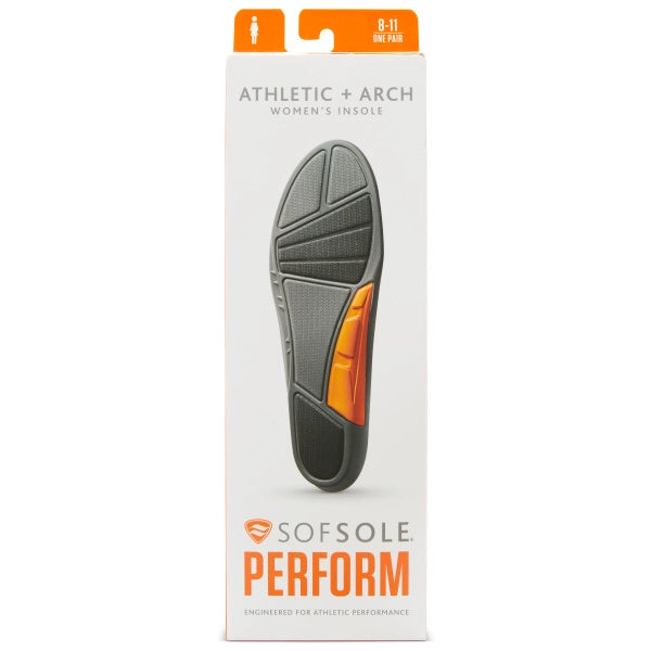 Sof Sole Athletic + Arch Performance Insoles packaging front