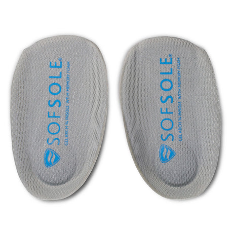 Sof Sole 3/4-Length Gel Arch W/ Memory Foam Insoles tops