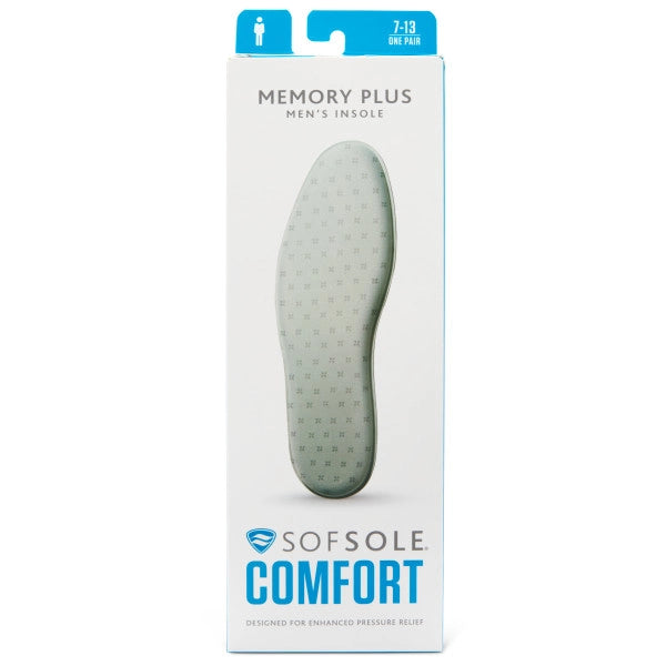 Sof Sole Memory Plus Comfort Insoles packaging front