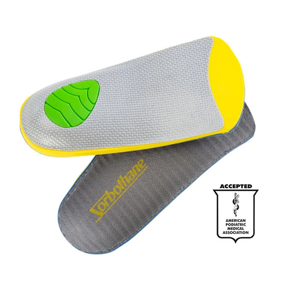 Sorbothane 3/4-Ultra PLUS Stability Insoles APMA accepted