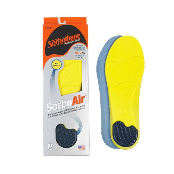 Sorbothane Sorboair Insoles packaging