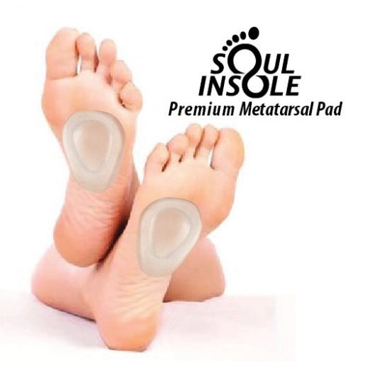 Soul Insole Metatarsal Pads placement example