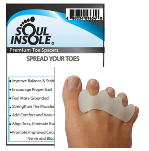 Soul Insole Toe Spacers with Packaging