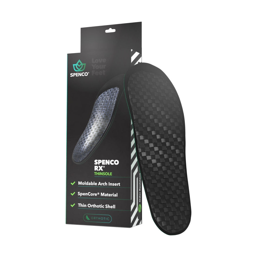 Spenco RX Thinsole 3/4-Length Orthotic Arch Support with packaging