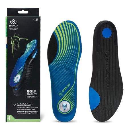 Spenco Golf Insoles with packaging