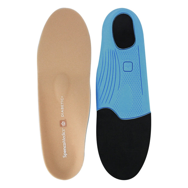 Spenco Medics Diabetic Insoles top and bottom