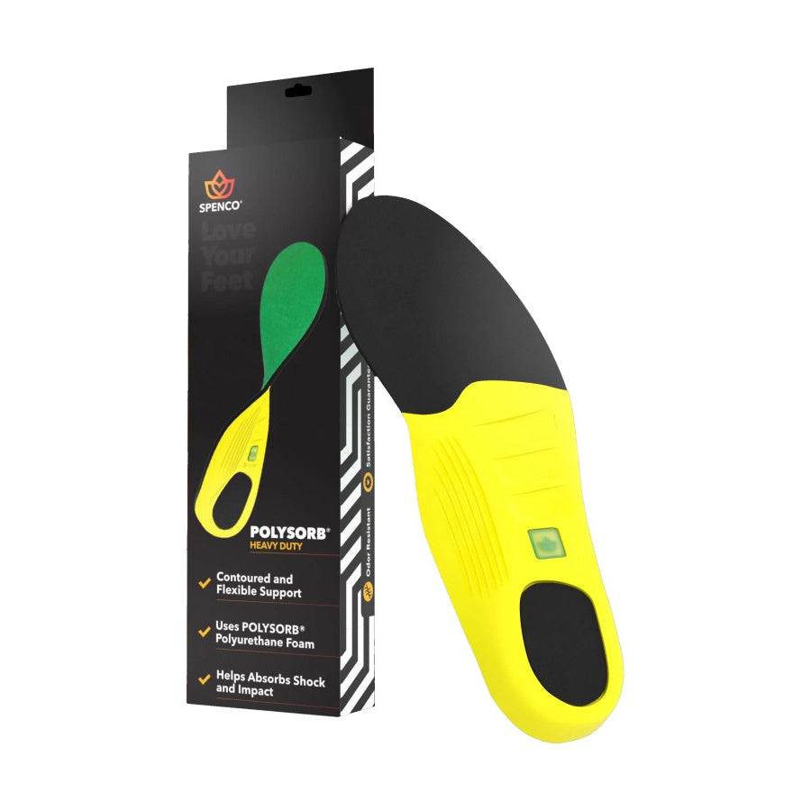 Spenco Polysorb Heavy Duty Insole with packaging