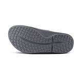 OOFOS OOahh Sport Flex Slide Gray Bottom