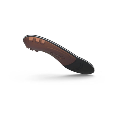 Superfeet Copper All-Purpose Memory Foam Support Insoles angled bottom