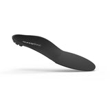 Superfeet Black All-Purpose Support Low Arch Insoles top angle