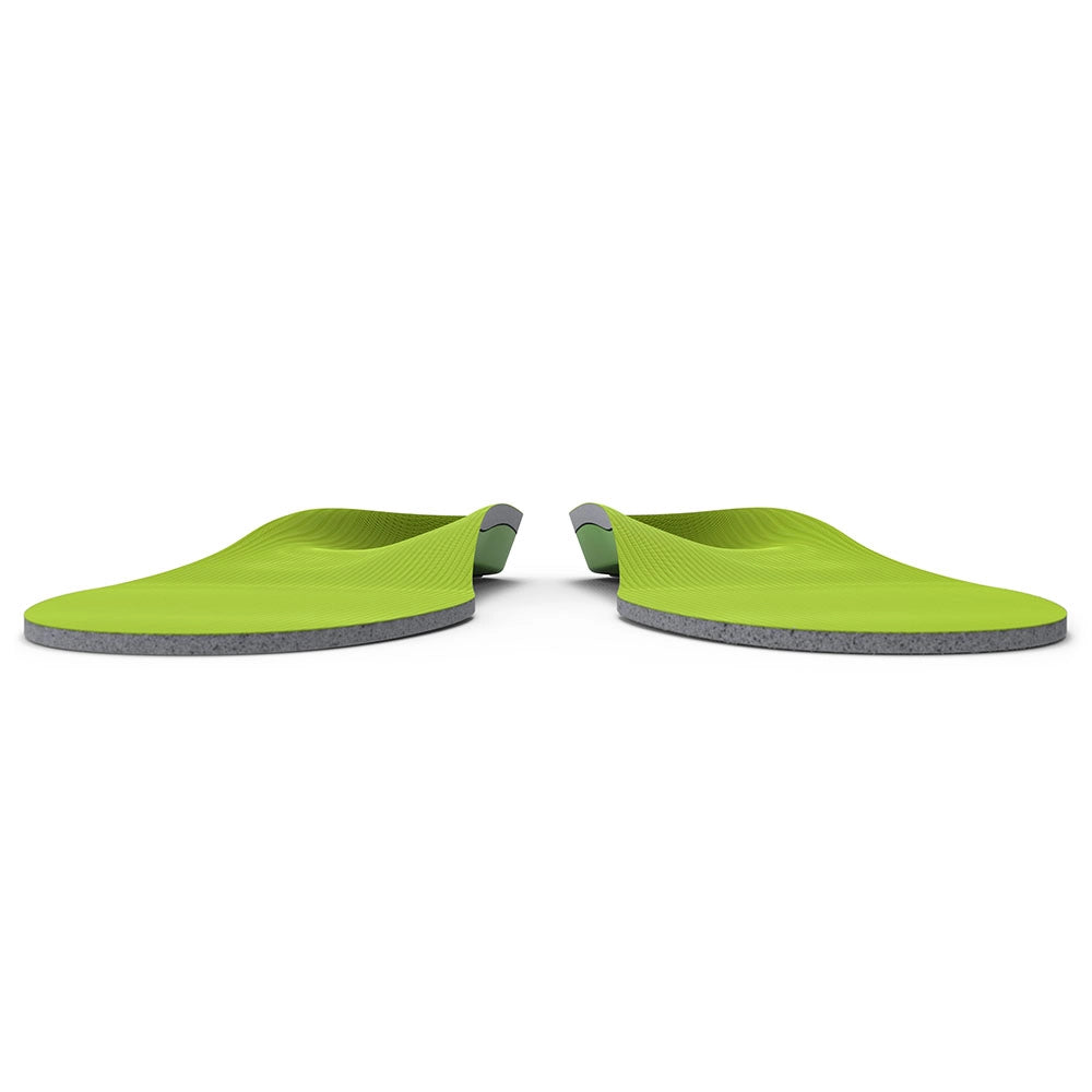 Superfeet wideGreen All-Purpose Wide-Fit Support Insoles front profile
