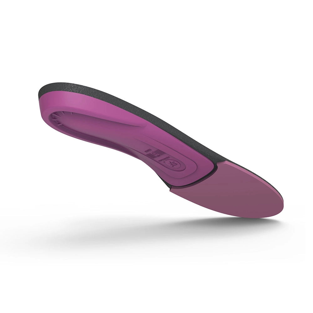 Superfeet Berry All-Purpose Women’s High Impact Support Insoles bottom angle