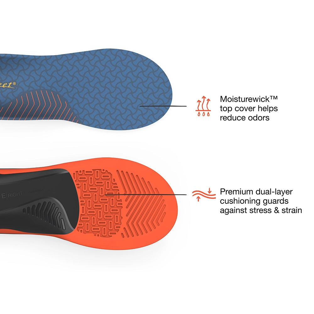 Superfeet Work Cushion Insoles features