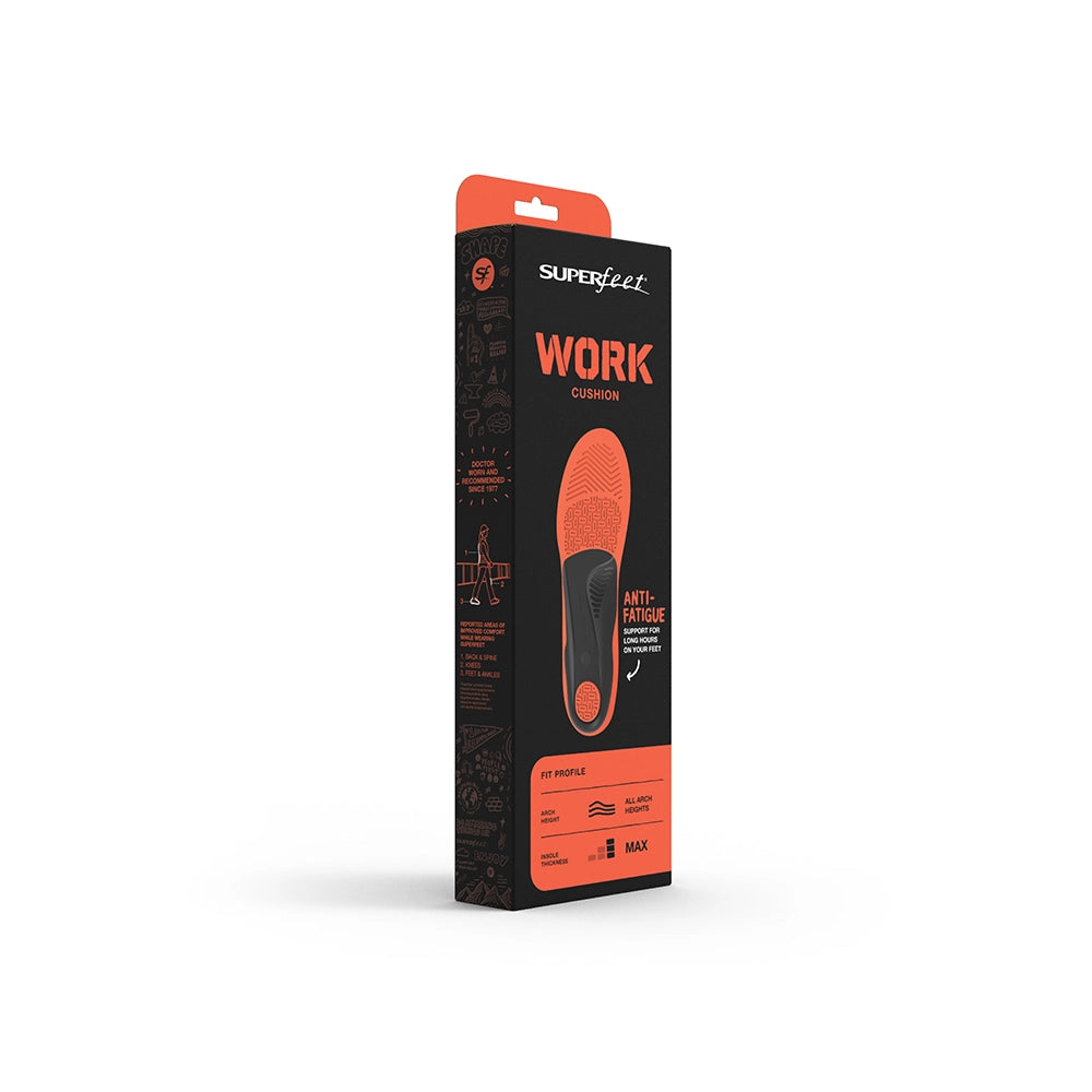 Superfeet Work Cushion Insoles packaging