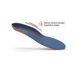 Superfeet Work Cushion Insoles top angle