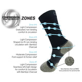 OS1st WP4 Wellness Socks - Crew zones of compression