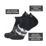 OS1st Wicked Comfort Performance No Show Socks features