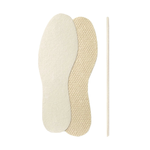 Pedag Merino Insoles top, bottom, and profile