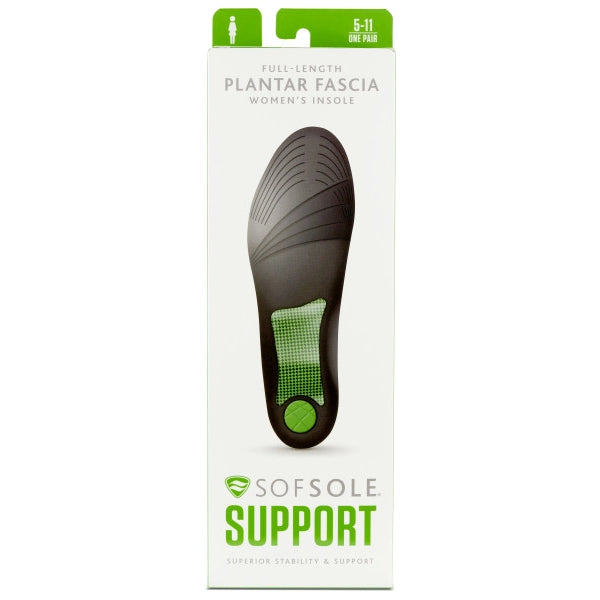 Sof Sole Full-Length Plantar Fascia Insoles packaging front