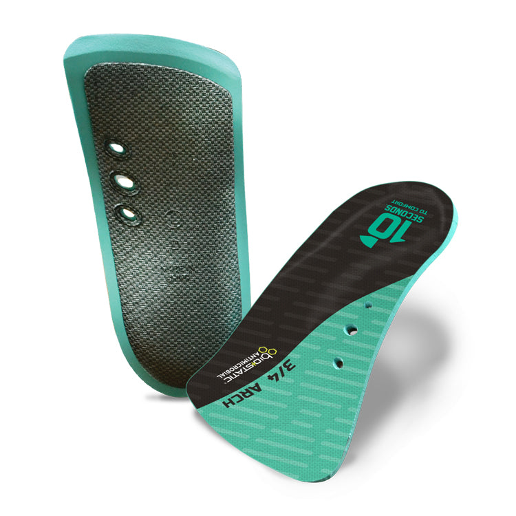 10 Seconds 3715 Arch Stability 3/4-Length Insoles