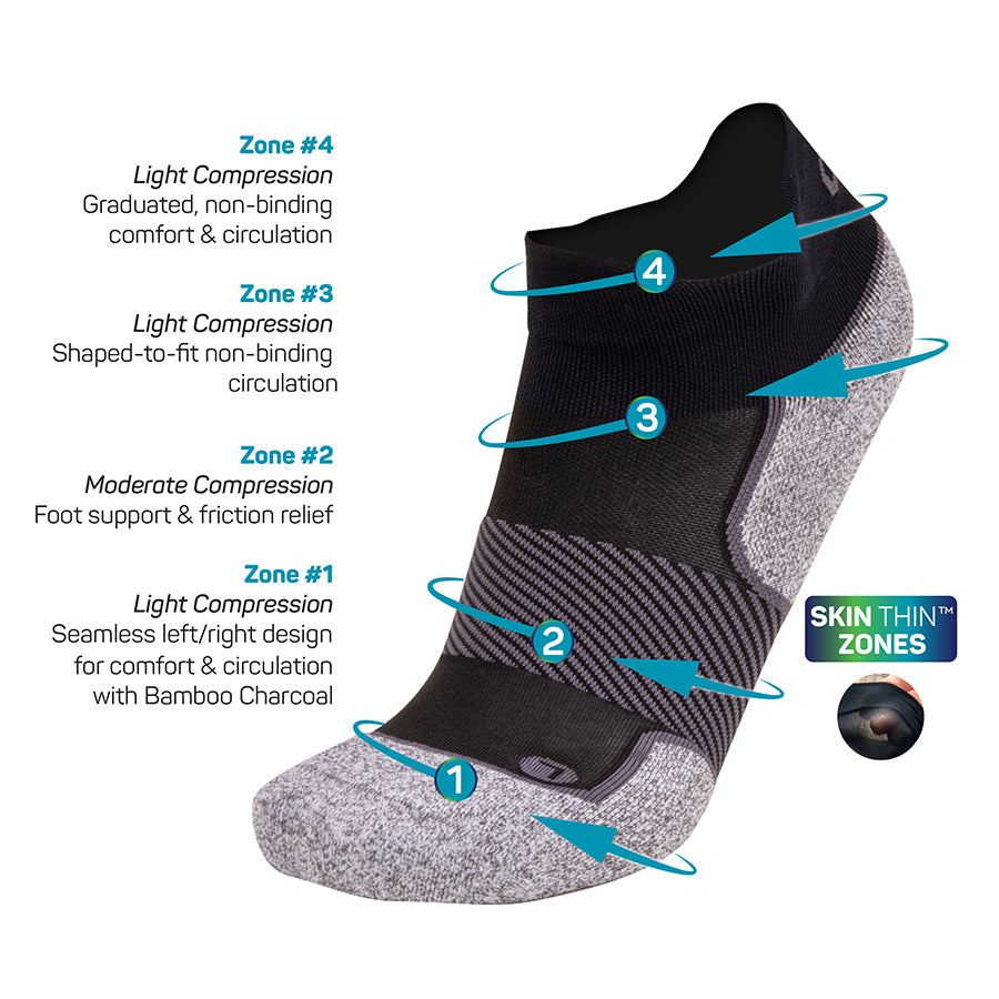 OS1st AC4 Active Comfort Socks - No Show – The Insole Store