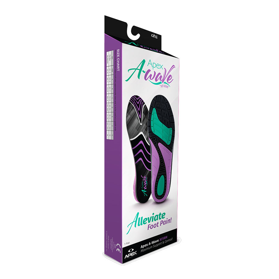 Apex A-Wave X-Firm Orthotic Support Insoles
