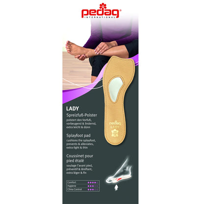Pedag Lady 3/4 Leather Insoles - Tan