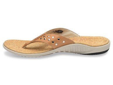Spenco Crystal Yumi Sandals for Women Indian Brown