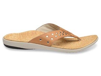 Spenco Crystal Yumi Sandals for Women Indian Brown