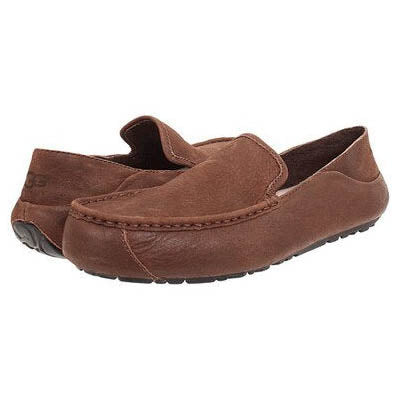 UGG Hunley Leather Shoes - British Tan / Men's 9